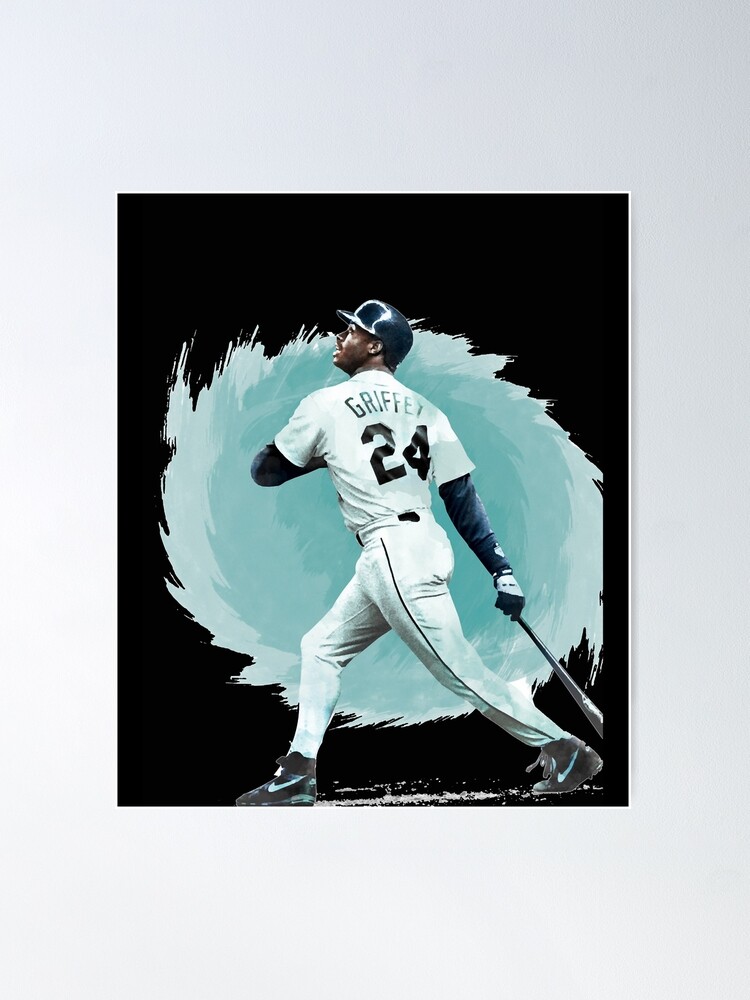 Ken Griffey Jr. Art Print Seattle Mariners Legend Poster // 