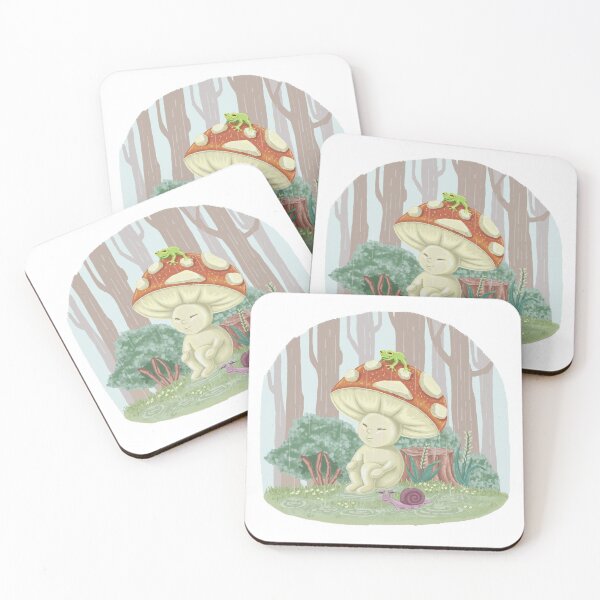 Item preview, Pluviophile Mushroom and Friends designed and sold by AbelleCarlos.