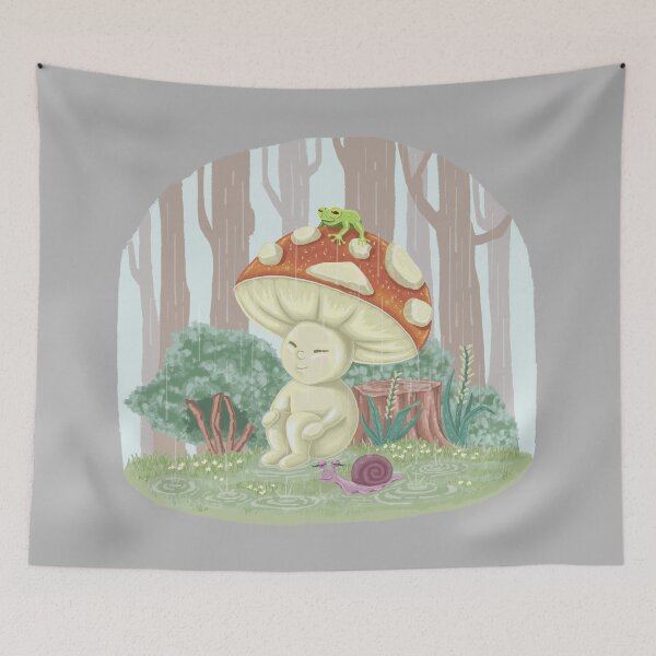 Item preview, Pluviophile Mushroom and Friends designed and sold by AbelleCarlos.