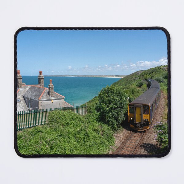 Item preview, Carbis bay railway seascape designed and sold by hawkie.