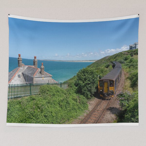 Item preview, Carbis bay railway seascape  designed and sold by hawkie.