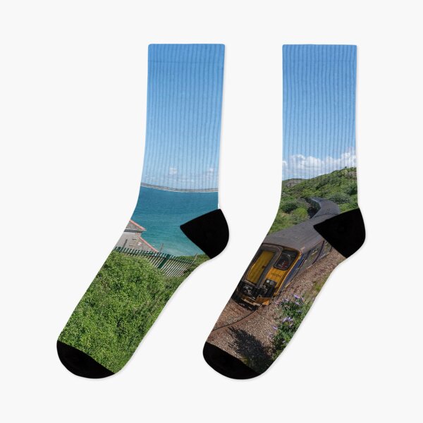 Item preview, Carbis bay railway seascape  designed and sold by hawkie.