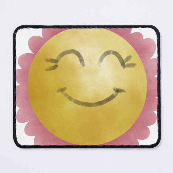Item preview, Sun flower smile face circle shape designed and sold by WawaArtsWork.