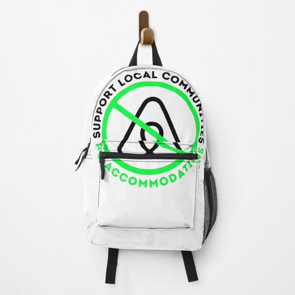 Item preview, New Upgraded Green Support Local Communities, not accommodations - No To Airbnb - Anti Airbnb designed and sold by SassyArtistry.