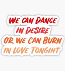 Firestone Lyrics Sticker