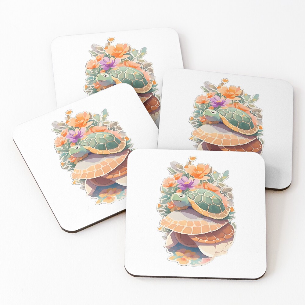 Item preview, Coasters (Set of 4) designed and sold by ROKANDESIGNART.