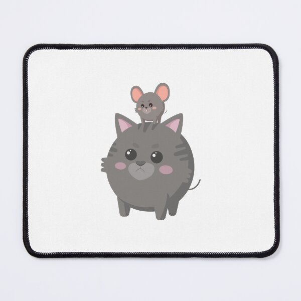 Item preview, Cute and adorable Kitty Cat & Mouse designed and sold by RunSumErrands.