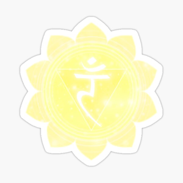 Ethereal Solar Plexus Chakra Sticker