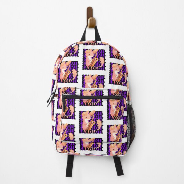 Item preview, Purple Saxolotl Axolotl Sticker by ZeesDesign on Redbubble designed and sold by ZEESDESIGN.