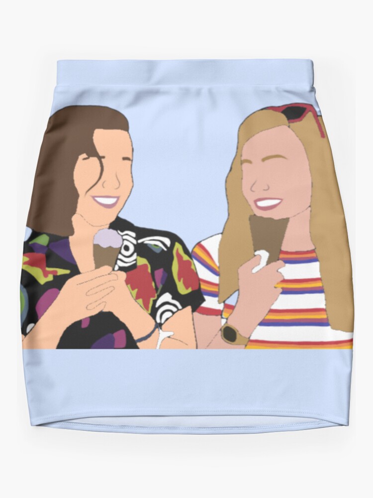 Thumbnail 3 of 4, Mini Skirt, Eleven and max stranger things designed and sold by vyascreations.