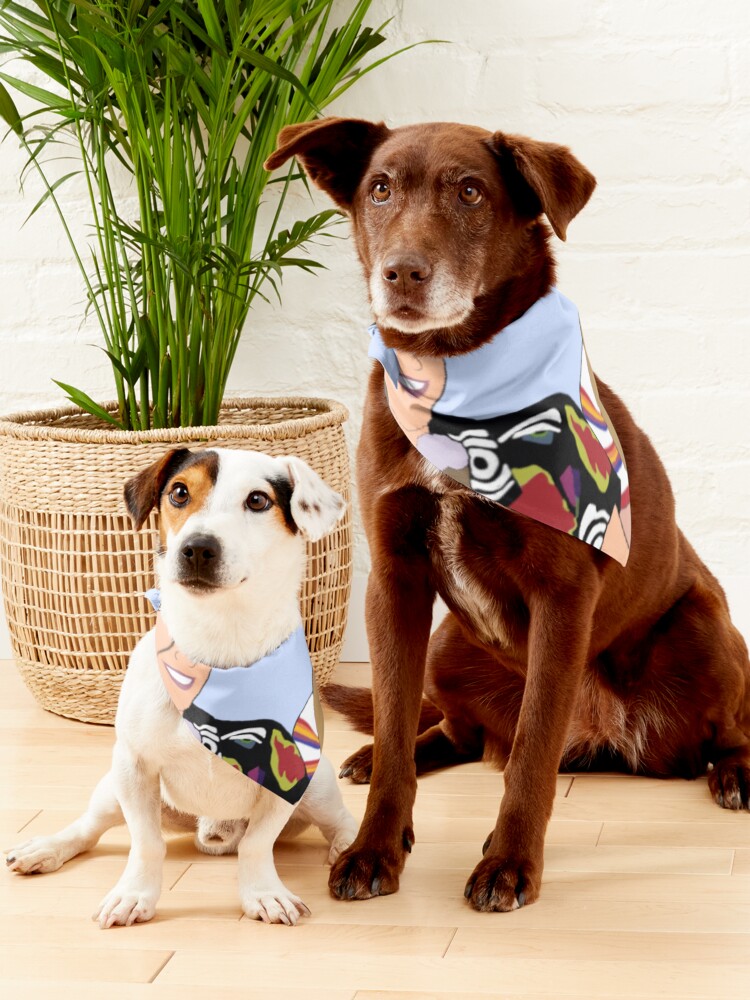 Thumbnail 5 of 6, Pet Bandana, Eleven and max stranger things designed and sold by vyascreations.