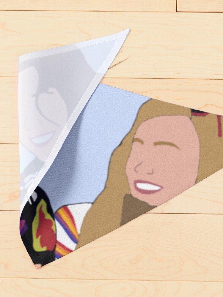 Thumbnail 4 of 6, Pet Bandana, Eleven and max stranger things designed and sold by vyascreations.
