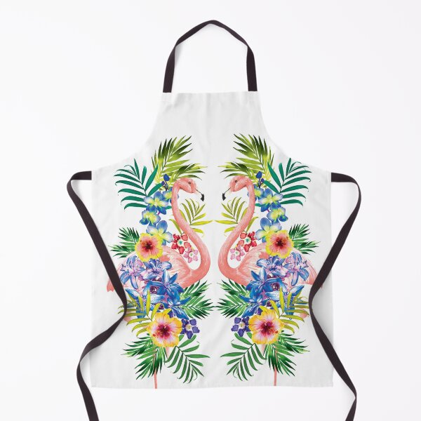 Item preview, tropical, flamingo, flower, floral, colorful, rainbow, leaves designed and sold by mintdiamond21.