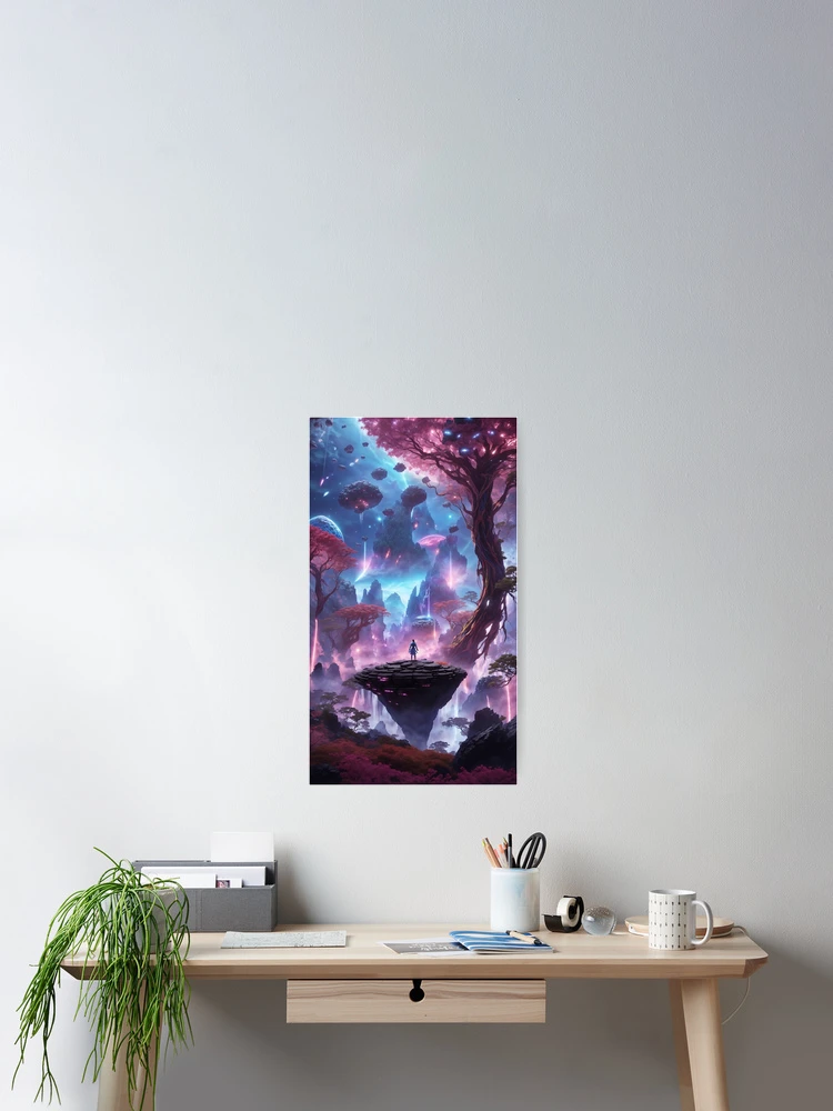 Thumbnail 2 of 3, Poster, Fantasy world designed and sold by ROKANDESIGNART.