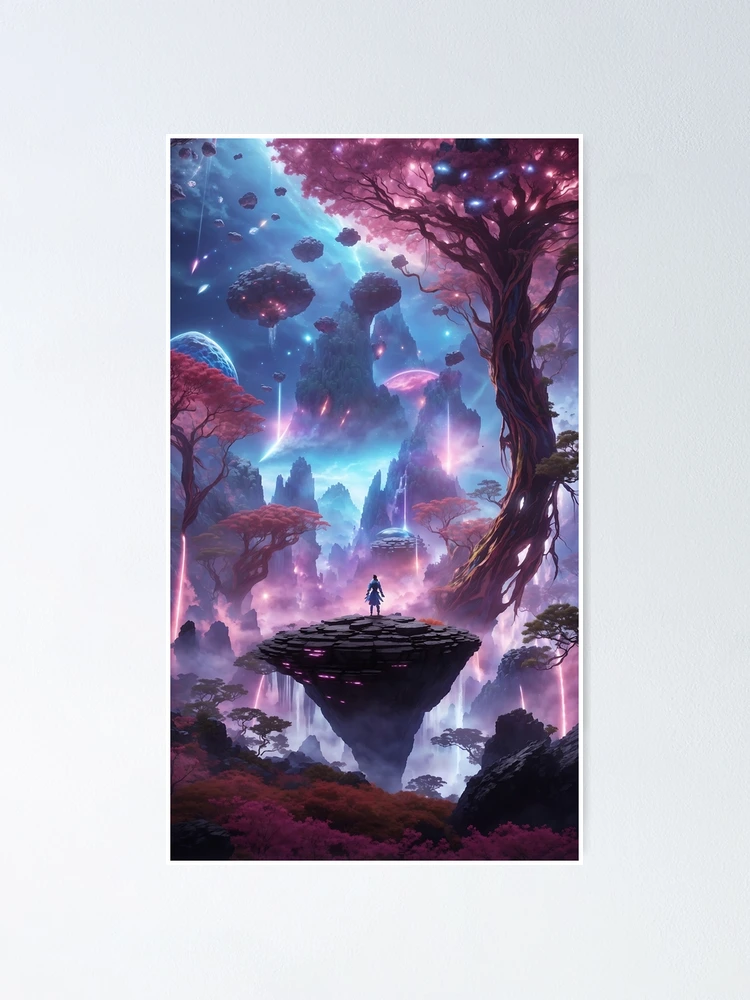 Thumbnail 1 of 3, Poster, Fantasy world designed and sold by ROKANDESIGNART.