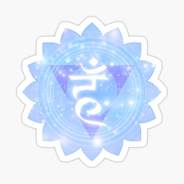 Ethereal Throat Chakra Sticker