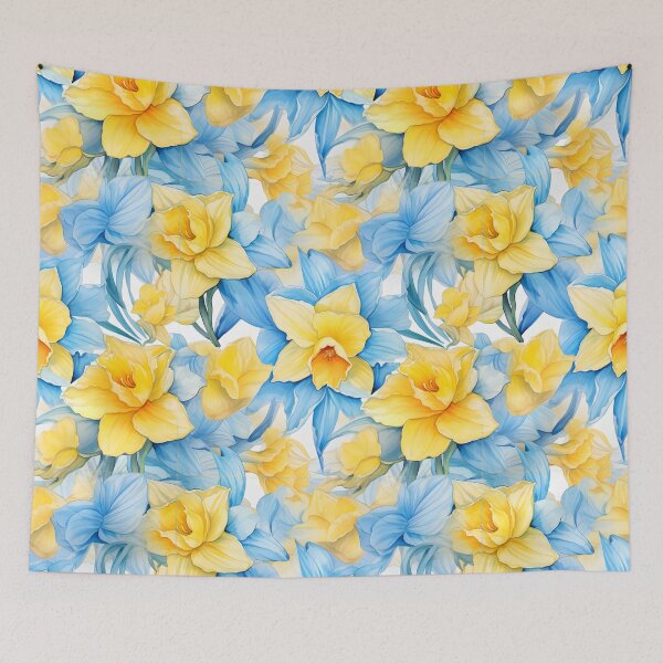 Item preview, Dazzling Daffodil Delight: Seamless Floral Splendor designed and sold by PattiArt22.