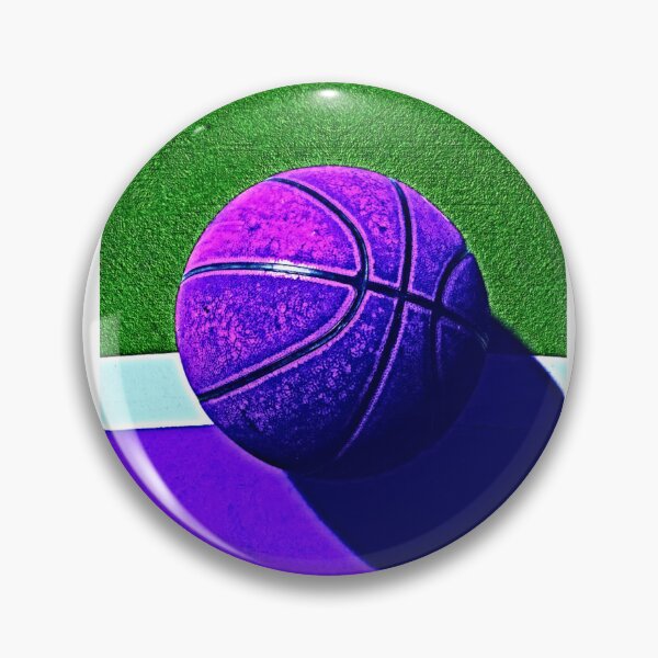 Item preview, Basketball ball is purple and green grass designed and sold by Vasa23.