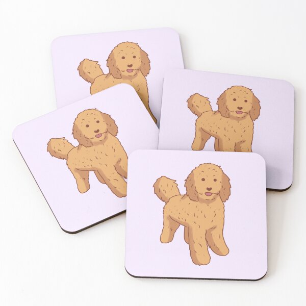 Item preview, Cute Golden doodle art designed and sold by Mayarart.