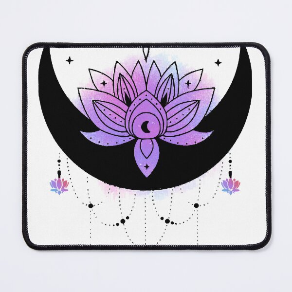 Item preview, Moon lotus mandala magical designed and sold by hillermancarrie.