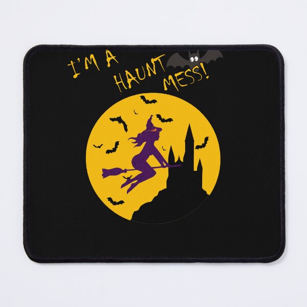 Item preview, Funny Witch I'm A Haunt Mess Batty Halloween designed and sold by Cute & Sassy Custom Gifting Boutiques.