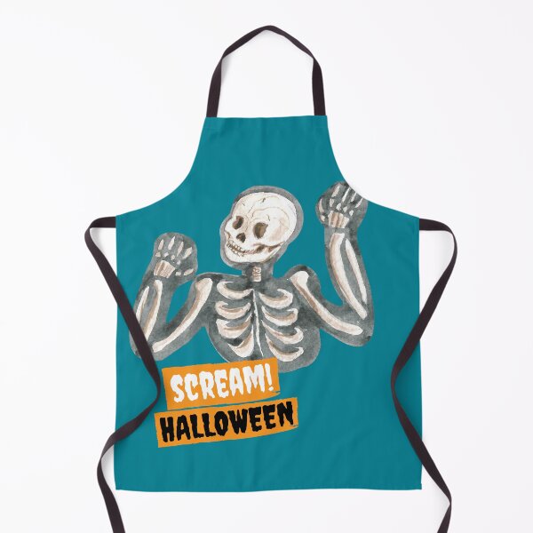 Aperçu de l'œuvre Squelette d'Halloween hurlant créée et vendue par 45CreativeClub.