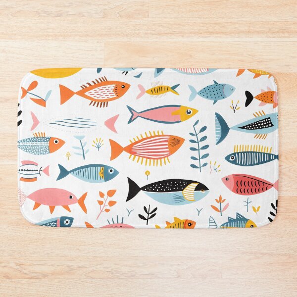 Item preview, colorful fish displayed on a white background.  designed and sold by Cha-house.