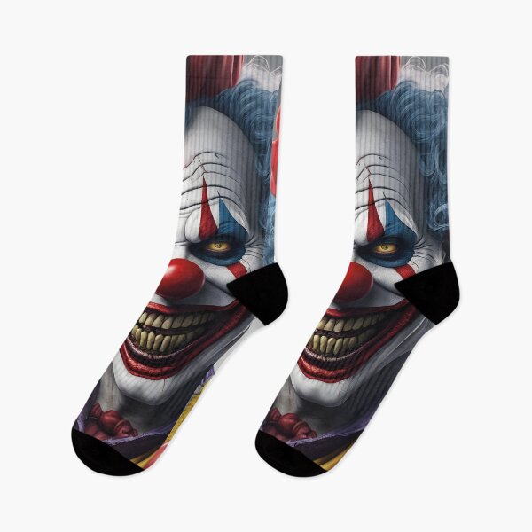 Item preview, scary horror clown, Halloween, psycho, evil designed and sold by Mauswohn.