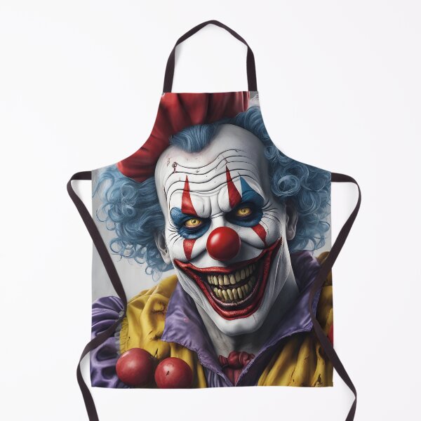Item preview, scary horror clown, Halloween, psycho, evil designed and sold by Mauswohn.
