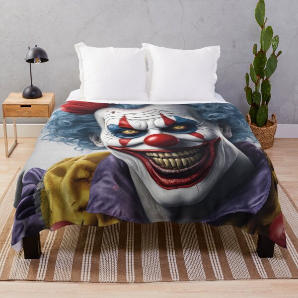 Item preview, scary horror clown, Halloween, psycho, evil designed and sold by Mauswohn.