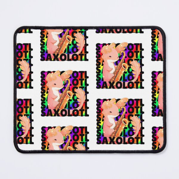 Item preview, Rainbow Saxolotl Axolotl Sticker Design with Blurred Edges by ZeesDesign on Redbubble designed and sold by ZEESDESIGN.