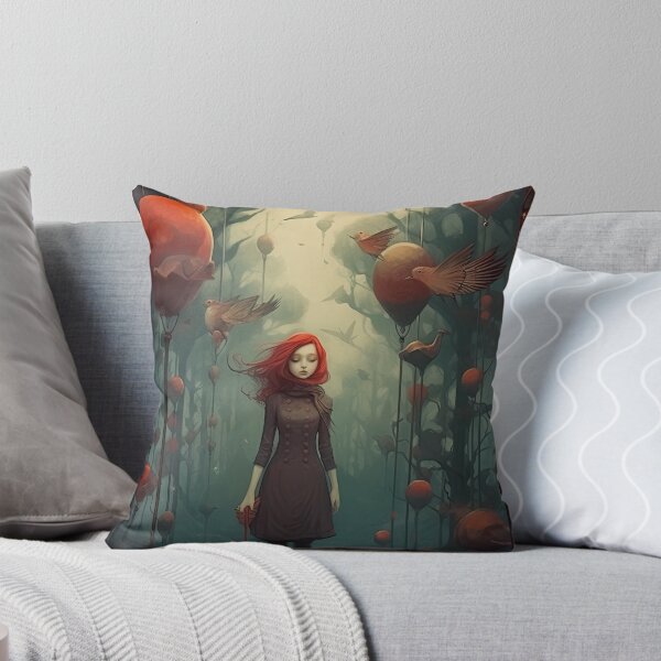 Item preview, Red head fantasy world girl designed and sold by ChromiaTechArt.