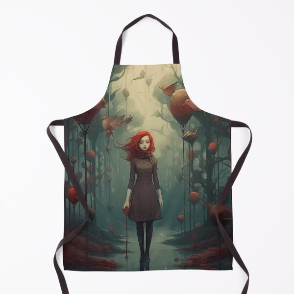 Item preview, Red head fantasy world girl designed and sold by ChromiaTechArt.
