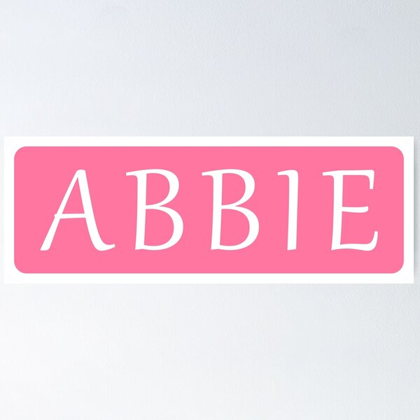 Item preview, Abbie Name designed and sold by Jeallan Designs.
