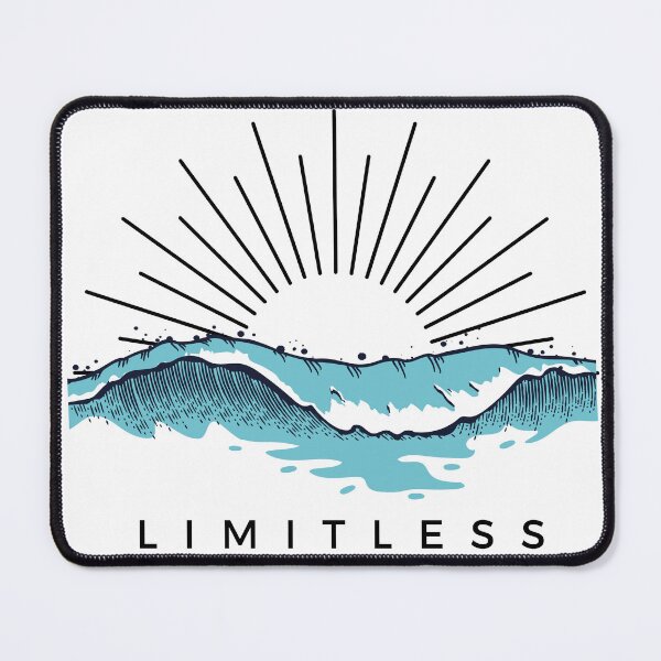 Item preview, Limitless Blue wave with Sunburst designed and sold by npizzino.