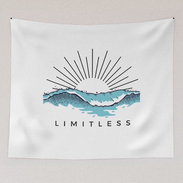 Item preview, Limitless Blue wave with Sunburst designed and sold by npizzino.