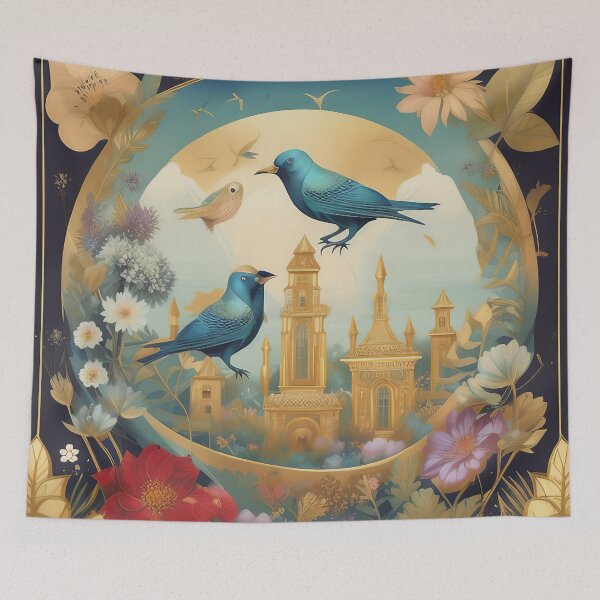 Item preview, Birds in a fantasy land designed and sold by KMA Home Design.