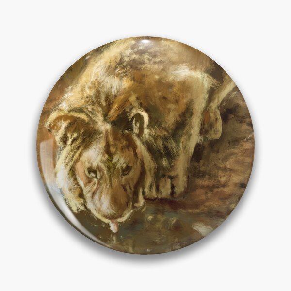 Item preview, Drinking Lion designed and sold by TheArtCave.