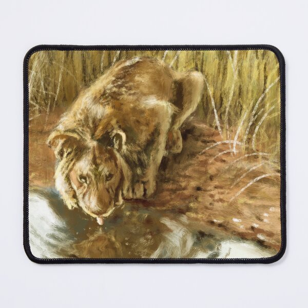 Item preview, Drinking Lion designed and sold by TheArtCave.