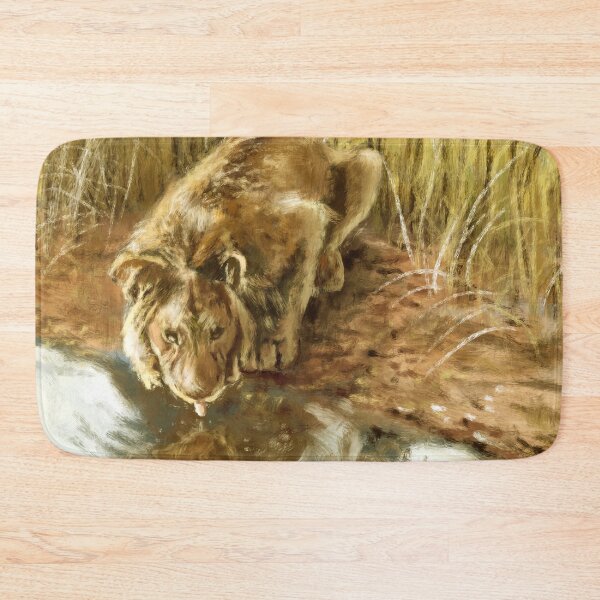 Item preview, Drinking Lion designed and sold by TheArtCave.
