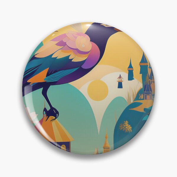 Item preview, Crow in a fantasy land designed and sold by KMA Home Design.