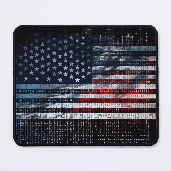 Item preview, The American flag meets the future code designed and sold by omaliai.