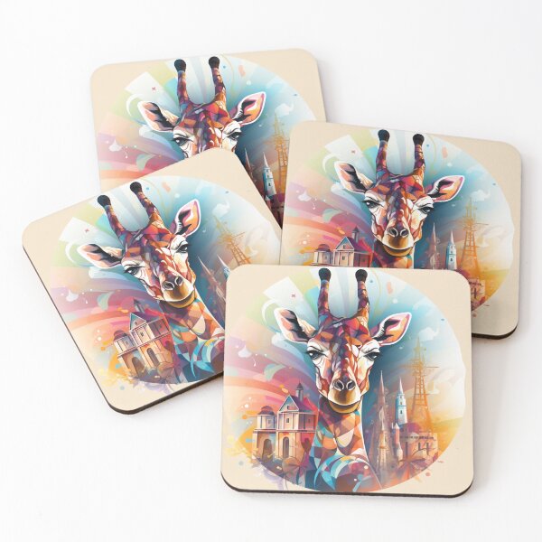 Item preview, Colorful giraffe theme  designed and sold by Okracha.