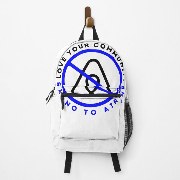 Artikelvorschau, Liebe deine Community, sag Nein zu Airbnb - Anti Airbnb Hot Blue entworfen und verkauft von SassyArtistry.