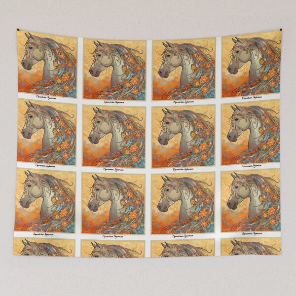 Item preview, Copie de Opal Radiance - Art Nouveau Horse designed and sold by EquestrianImperium.