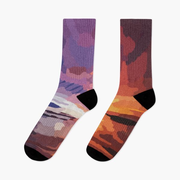 Artikelvorschau, Rostiger Pflaumensonnenuntergang am Strand entworfen und verkauft von ookaiyah.