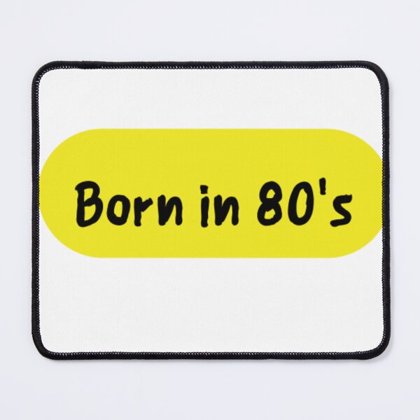 Item preview, Birthday Born in 80's vintage designed and sold by Rrrmin.