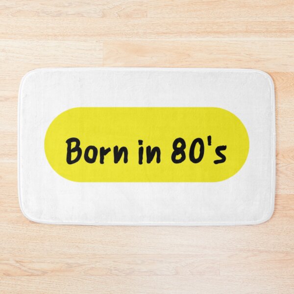 Item preview, Birthday Born in 80's vintage designed and sold by Rrrmin.