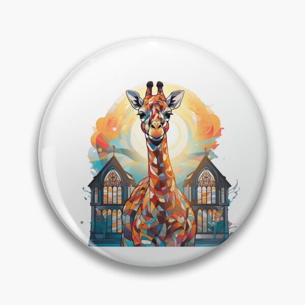Item preview, Colorful giraffe sunset church theme  designed and sold by Okracha.