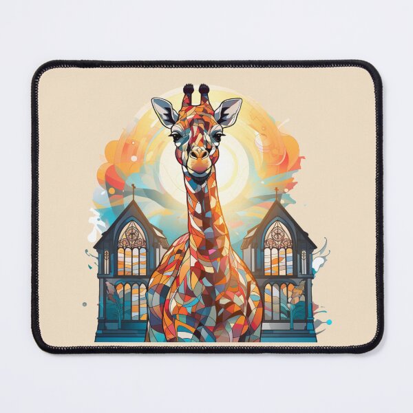Item preview, Colorful giraffe sunset church theme designed and sold by Okracha.